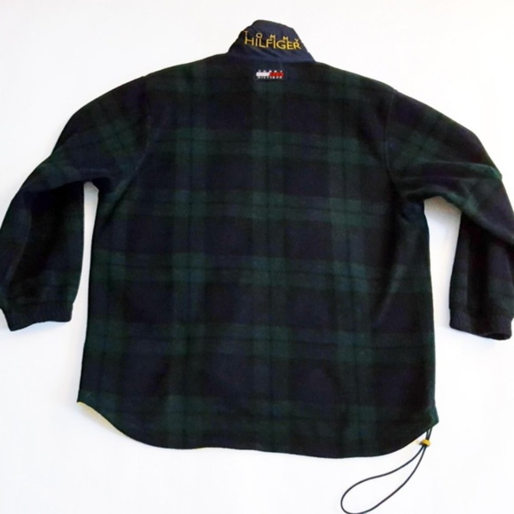 Vintage Tommy Hilfiger Plaid Fleece Jacket - Picture 4 of 6